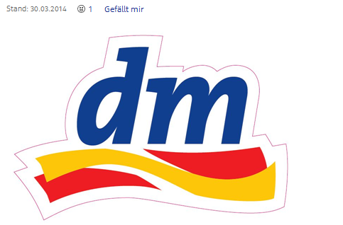 Logo des Drogeriemarkts dm