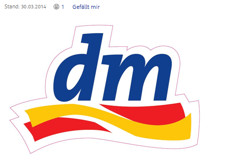 Logo des Drogeriemarkts dm
