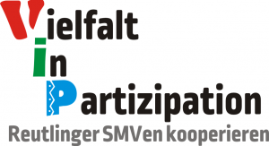 Nicht-offizielles Logo: Vielfalt in Partizipation - Reutlinger SMVen kooperieren
