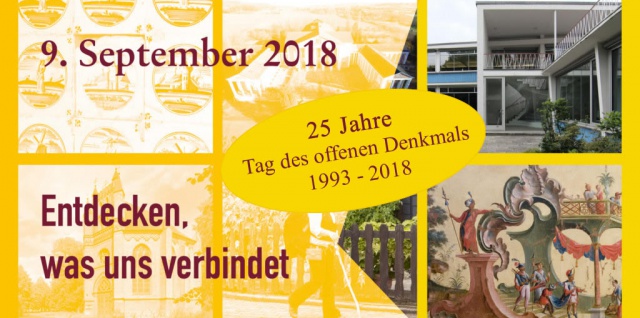 Plakat der veranstaltung 25 Jahre Tag des offenen Denkmals